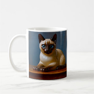 Mug Chat Siamois aux Yeux Bleus