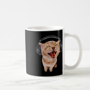 Mug Chat Silencieux avec casque