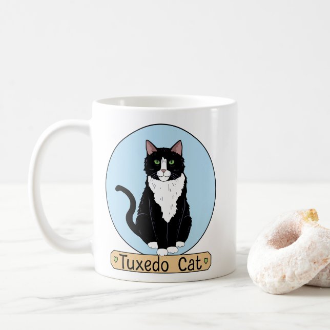 Mug Chat Smoking (Avec donut)
