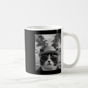 Mug Chat smoking élégant drôle de selfie Chat Vacances
