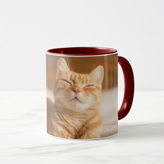 Mug Chat somnolent des images | de Getty (Devant droit)