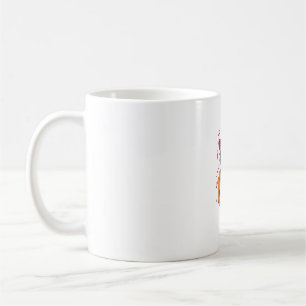 Mug Chat Sorcière rose Ruban Salle de sensibilisation 