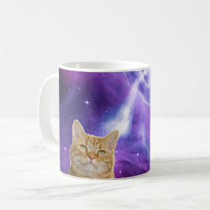 Mug Chat spatial de galaxie cosmique