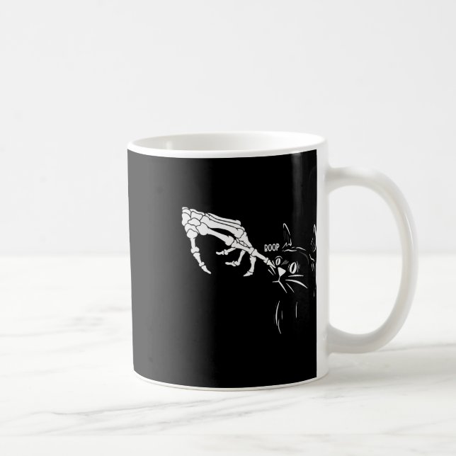 Mug Chat Squelette Halloween Chats Lover Pet Ow (Droite)