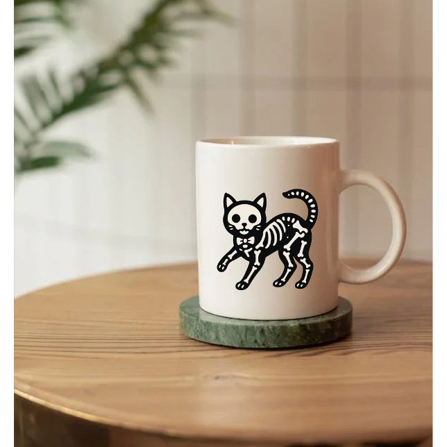 Mug Chat squelette mignon (Créateur téléchargé)