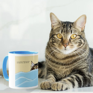 Mug Chat Tabby Jaune Drôle et Ludique Humour du Matin