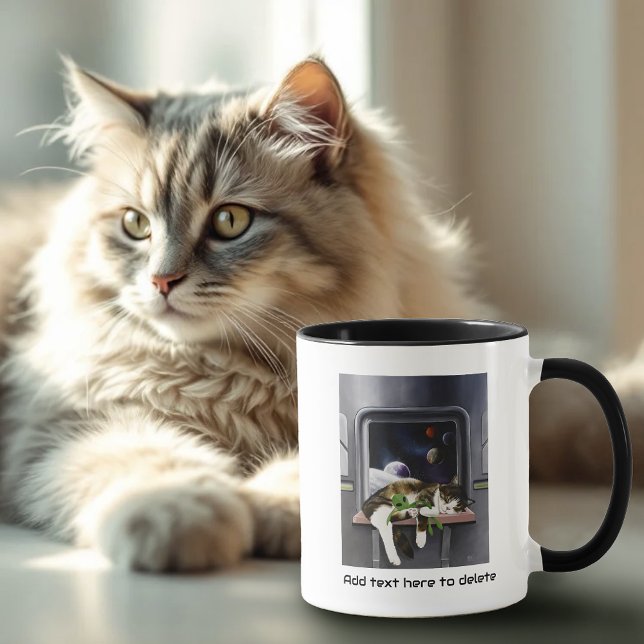 Mug Chat tabby vaisseau spatial Peluche extraterrestre (Créateur téléchargé)
