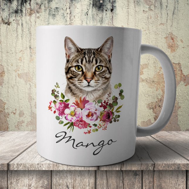 Mug Chat tigré aquarelle (Créateur téléchargé)