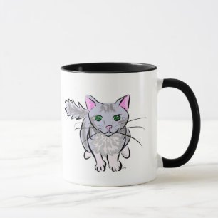 Mug Chat tigré gris