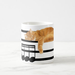 Mug Chat tigré musical de minou