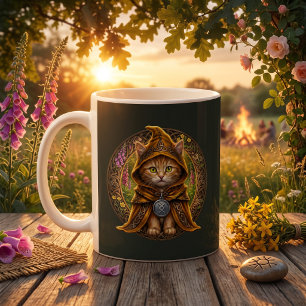 Mug Chat tigré Solstice Cottagecore d'été