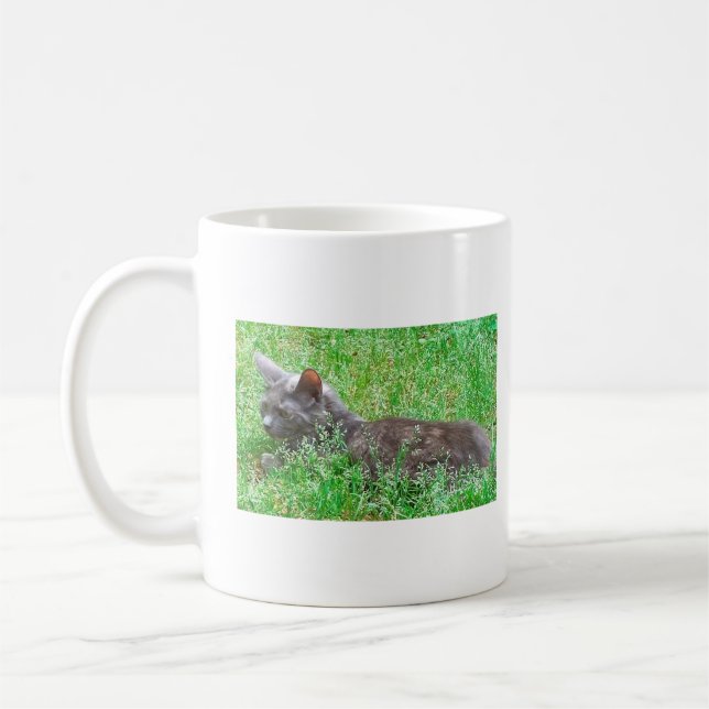 Mug Chat Tortie gris (Gauche)