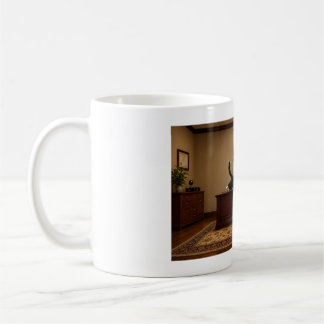 Mug Chat Tuxedo Drôle Renversant un Vase | Chaos