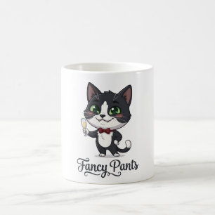 Mug Chat Tuxedo Fancy Pants Porte un Toast