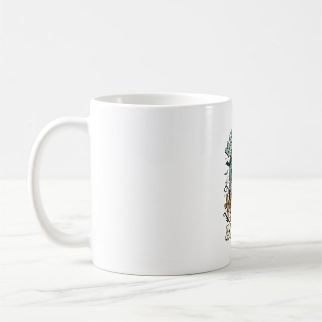 Mug Chat Vampire d'Halloween Méfait de Minuit (Gauche)