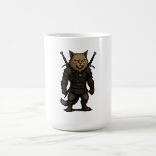 Mug Chat Witcher – Guerrier Fantasy Médiéval
