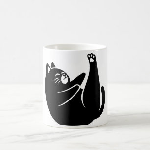 Mug Chat Yoga #12 Art numérique
