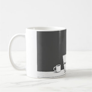 Mug Chat Zéro Motivation – Dessin animé drôle de trava