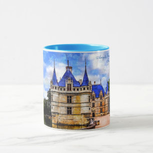 Mug Château Azay le Rideau, vallée de la Loire, Fran