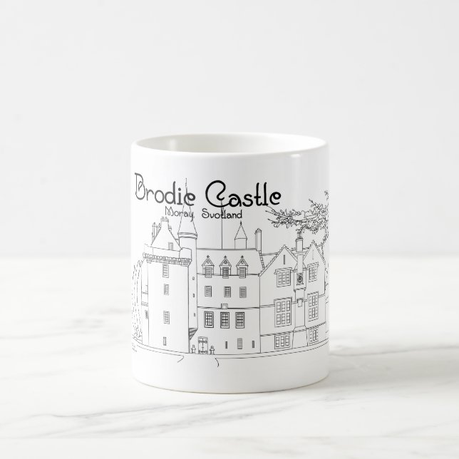 Mug Château de Brodie, Moray, Écosse (Centre)
