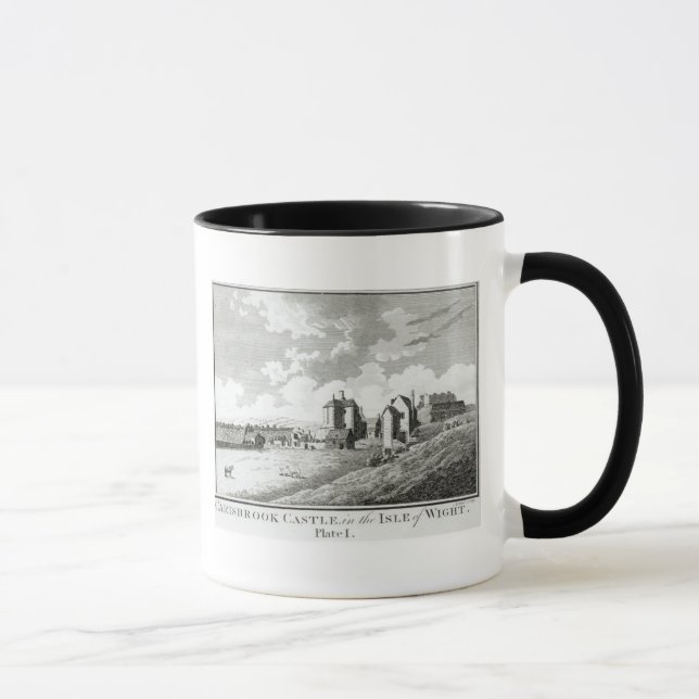 Mug Château de Carisbrook, île de Wight, plat I (Droite)
