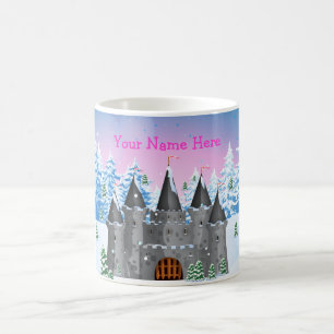 Mug château de conte de fées Hiver