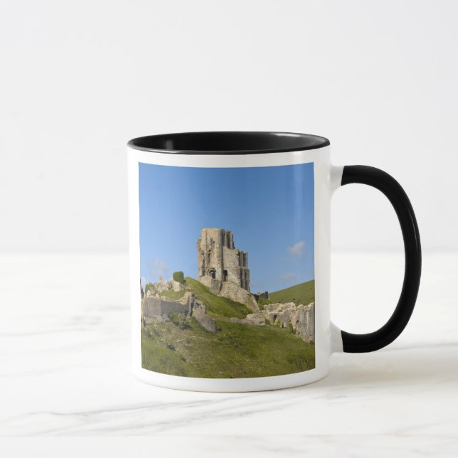 Mug Château de Corfe, Corfe, Dorset, Angleterre (Droite)