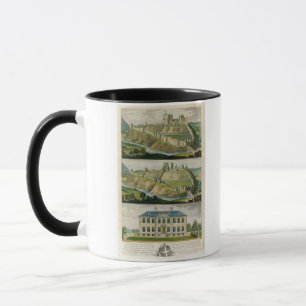 Mug Château de Corfe dans son état original, comme une