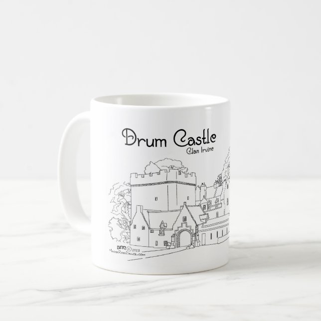 Mug Château de Drum, Aberdeenshire, Écosse  (Devant gauche)