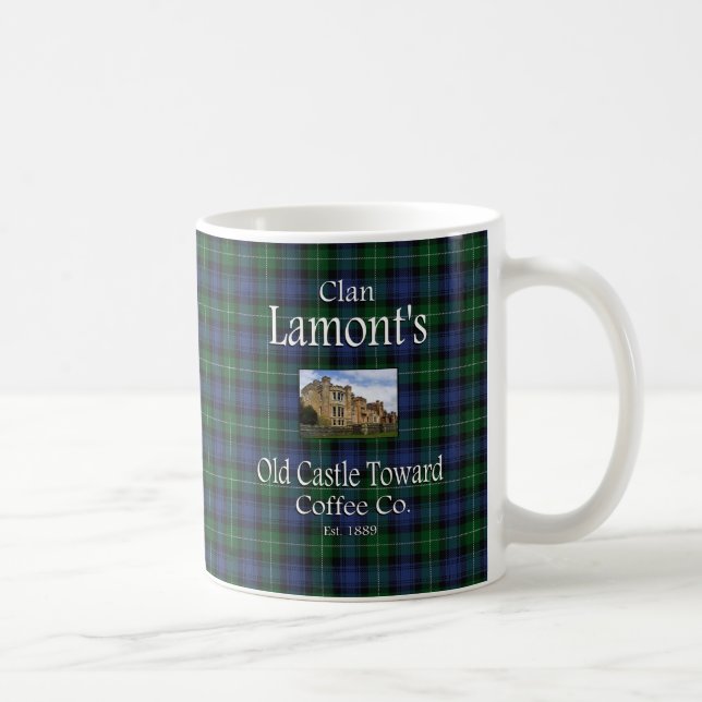 Mug Château de Lamont de clan le vieux vers le café (Droite)