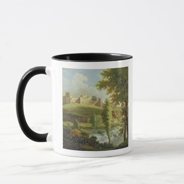 Mug Château de Ludlow avec le déversoir de Dinham, des (Gauche)