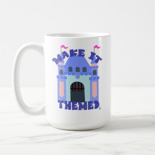 Mug Château de parc à thème amusant  (Gauche)