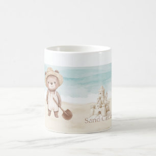 Mug Château de Sable de l'Ours de Plage