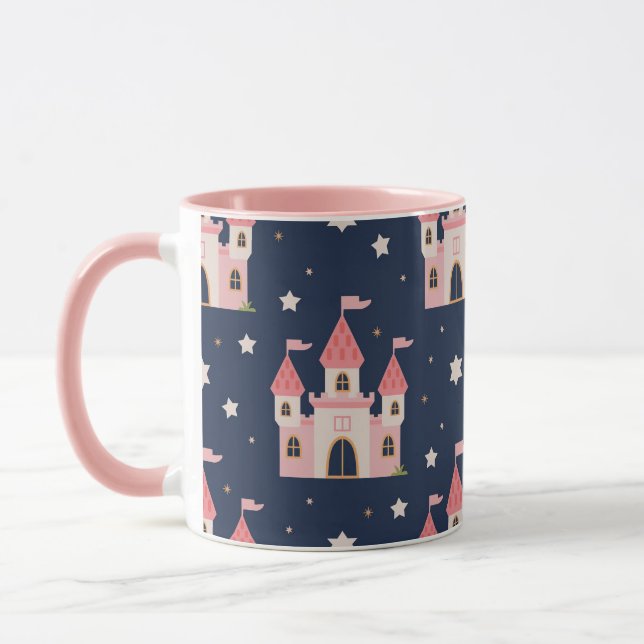 Mug Château de Whimsical Pink - Jote Fairytale Inspiré (Gauche)