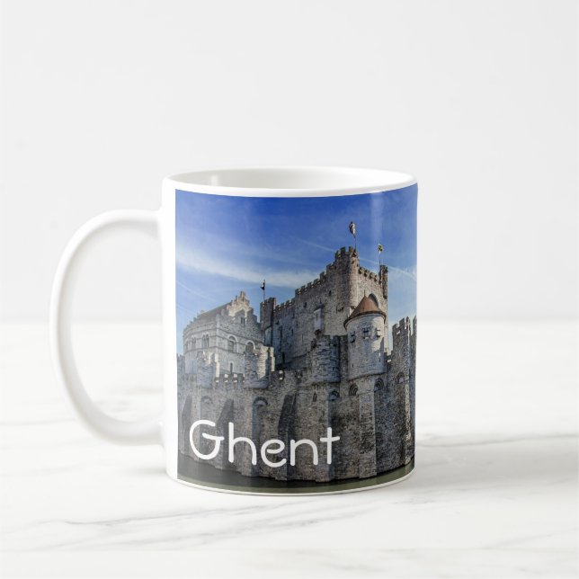 Mug Château des Comtes de Gand. (Gauche)