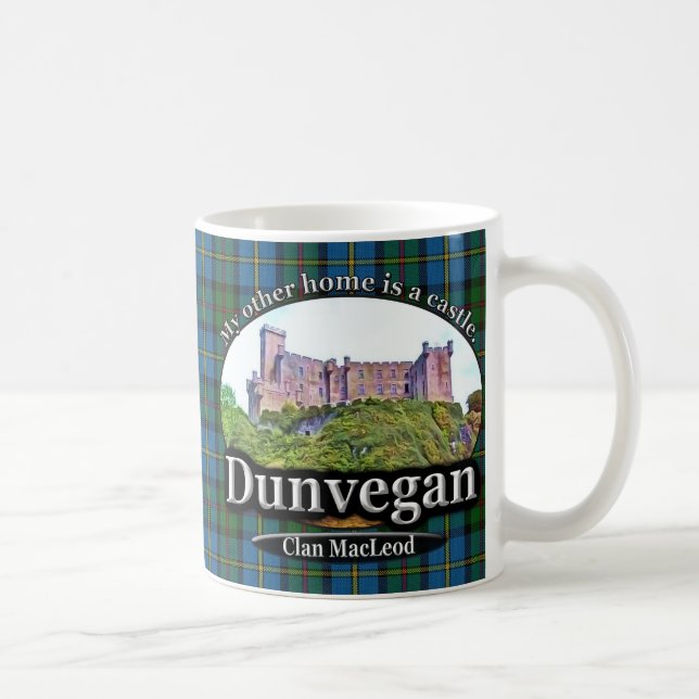 Mug Château Ecosse de MacLeod Dunvegan de clan (Droite)