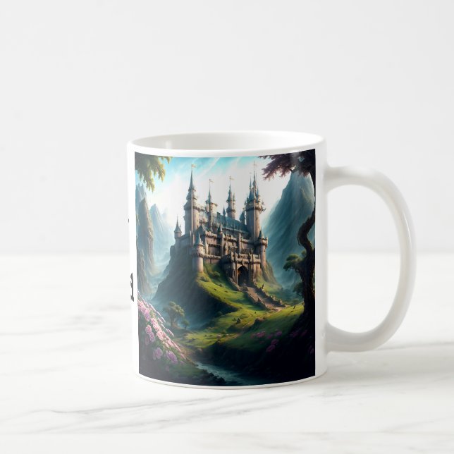 Mug Château Flower Meadow - Rêver Le Long De Fairyland (Droite)