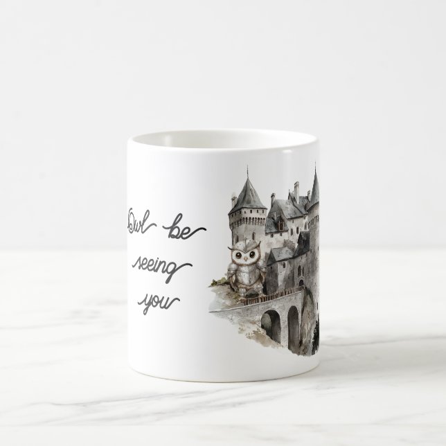 Mug Château Hibou Vous Verrons Bien (Centre)