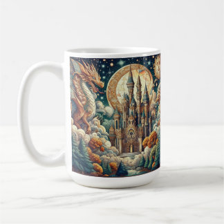 Mug Château Magique dans un Monde Fantastique Mystique