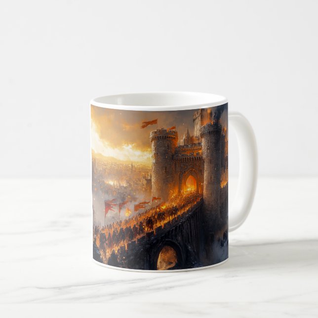 Mug Château Médiéval (Devant droit)