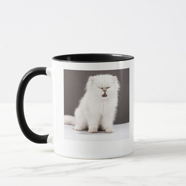 Mug Chaton avec des yeux fermés (Gauche)