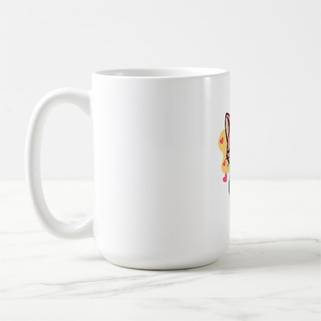 Mug Chaton d'amour adorable (Gauche)