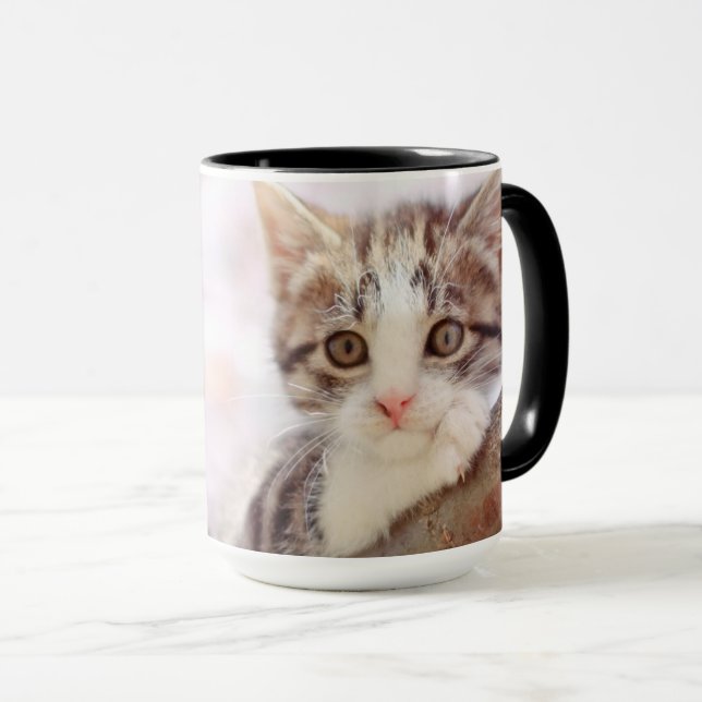 Mug Chaton dans un arbre (Devant droit)