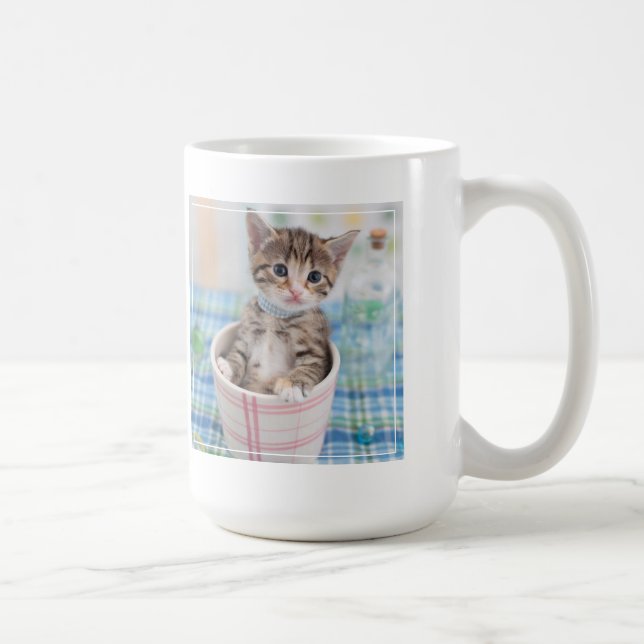 Mug Chaton de Munchkin avec le joli ruban (Droite)