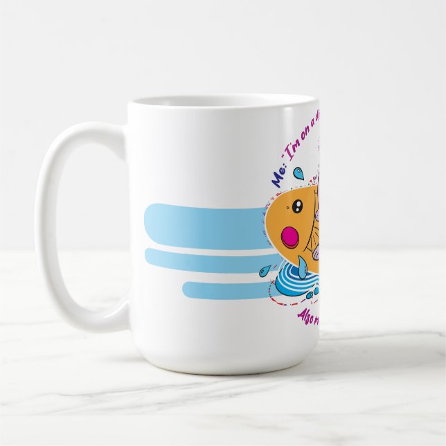 Mug Chaton Et Boue De Poisson (Gauche)