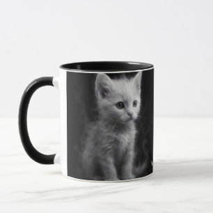 Mug Chaton Fantastique Cute White Smoke