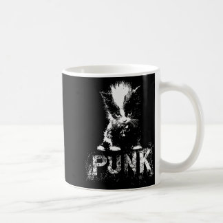 Mug Chaton Punk avec Mohawk Nge Design Gothique