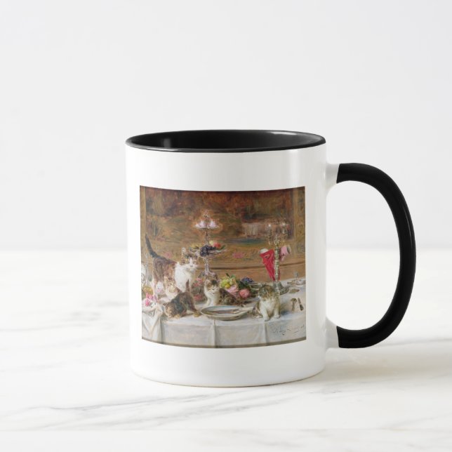 Mug Chatons à un banquet, 19ème siècle (Droite)