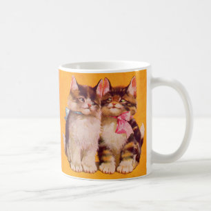 Mug chatons adorables et duveteux des années 1930