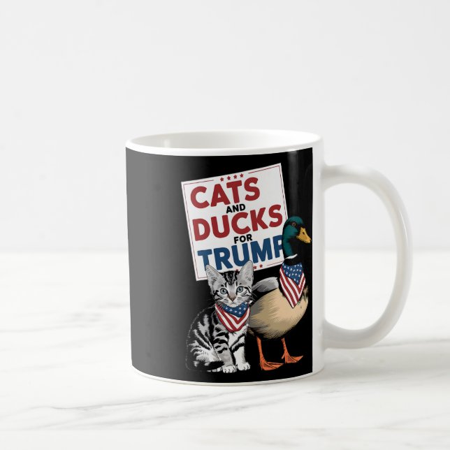 Mug Chatons et canards pour Trump Chats et canards pou (Droite)